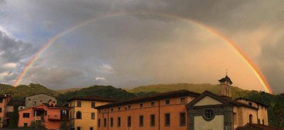 L'arcobaleno sopra casa mia....