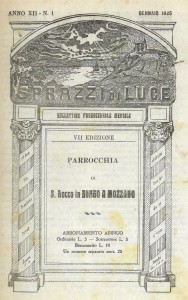  SPRAZZI DI LUCE , NOTIZIARIO DELLA PARROCCHIA DI ...