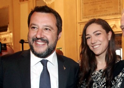 Il  fidanzamento  di MATTEO SALVINI con FRANCESCA ...