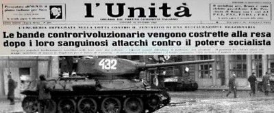 LA RIVOLTA D'UNGHERIA E IL COMPORTAMENTO DEL ...