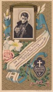 27 febbraio, SAN GABRIELE DELL'ADDOLORATA