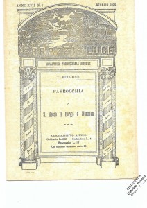  SPRAZZI DI LUCE , NOTIZIARIO DELLA PARROCCHIA DI ...