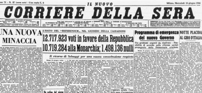 2 GIUGNO: REPUBBLICA O MONARCHIA, UN BEL ...