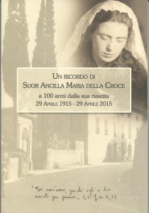 UN RICORDO DI SUOR ANCILLA MARIA DELLA CROCE a ...