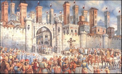 LA PROCESSIONE DELLA LUMINARA DI SANTA CROCE
