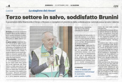 ARRIVANO I PRIMI RISTORI PER IL TERZO SETTORE, ...