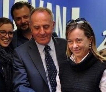 GIORGIA MELONI CON GABRIELE BRUNINI...ERA IL ...