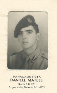 9 NOVEMBRE 1971: SI INABISSA ALLA MELORIA  GESSO ...